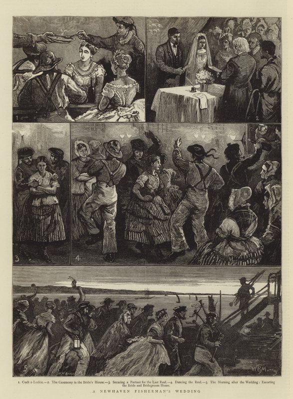 Rybářská svatba v Newhavenu od William Bazett Murray