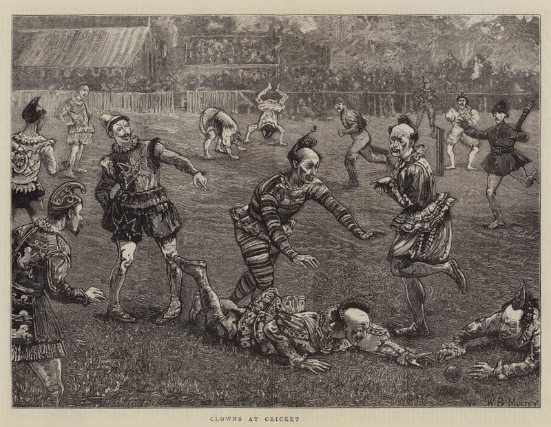 Klauni v kriketu od William Bazett Murray