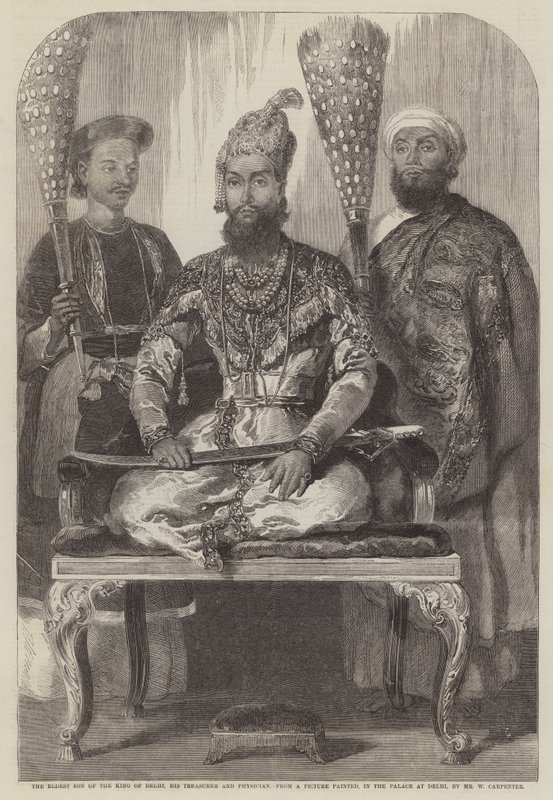 Nejstarší syn krále Dillí, jeho pokladník a lékař od William Carpenter