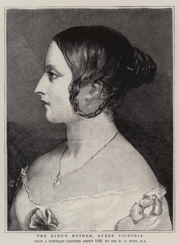 Králova matka, královna Viktorie od William Charles Ross