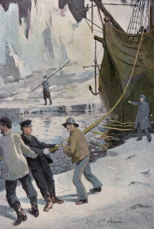 Ilustrace pro Peter The Whaler od William Christian Symons