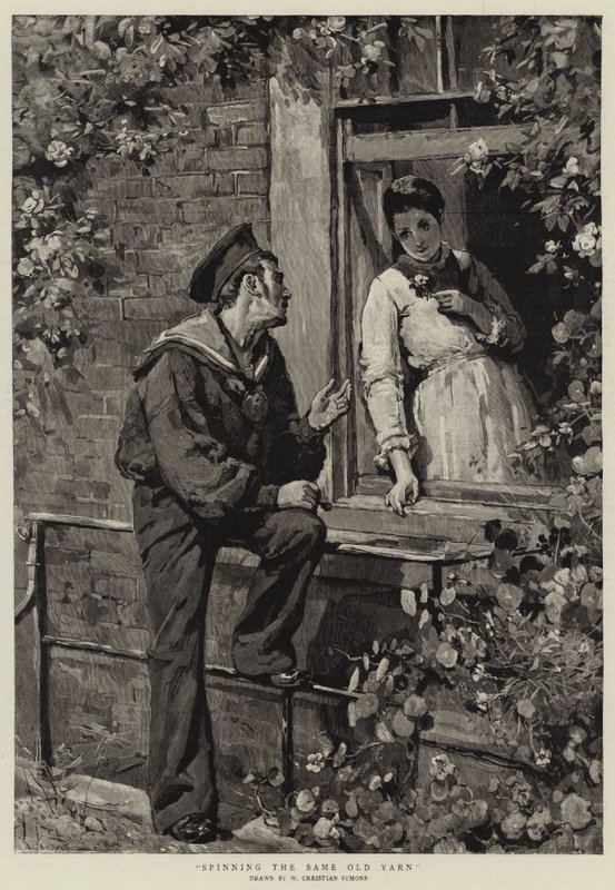 Předení stejné staré příze od William Christian Symons