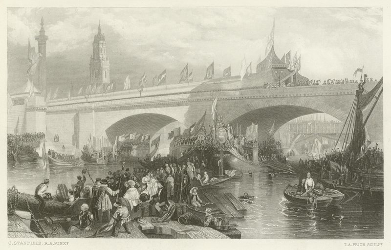Otevření New London Bridge od Clarkson Frederick Stanfield