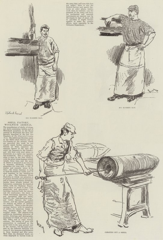 Shell Factory, Woolwich Arsenal od William Douglas Almond