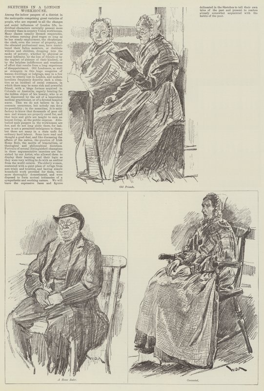 Náčrtky v londýnském Workhouse od William Douglas Almond