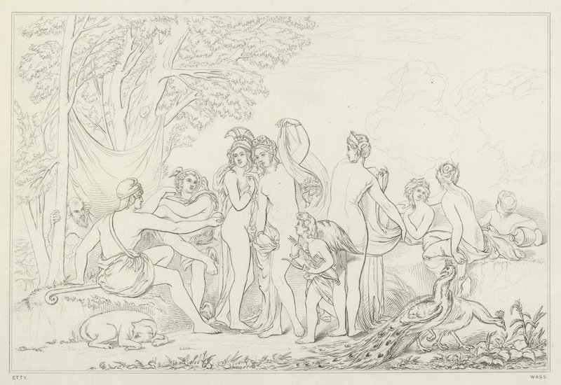 Pařížský soud od William Etty