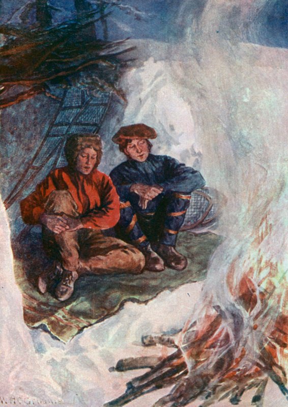 Utábořili se ve sněhu od William Henry Charles Groome