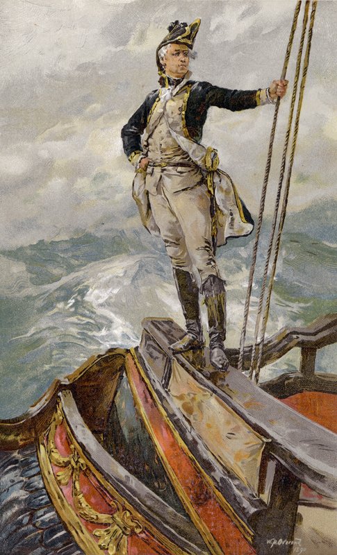 Kapitán křižníku od William Heysham Overend