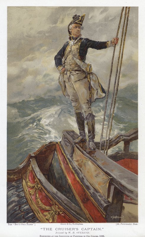 Kapitán křižníků od William Heysham after Overend