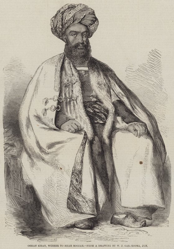 Osman Khan, Wuzeer Shah Soojah od William Carpenter