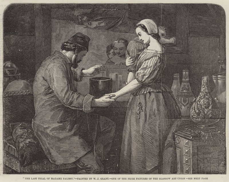 Rytina Poslední soud Madame Palissy od William James Grant