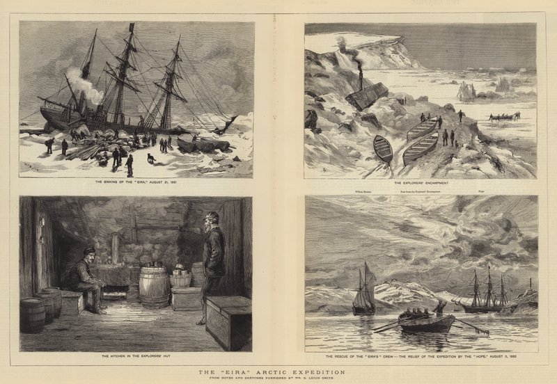 Arktická expedice Eira od William Lionel Wyllie