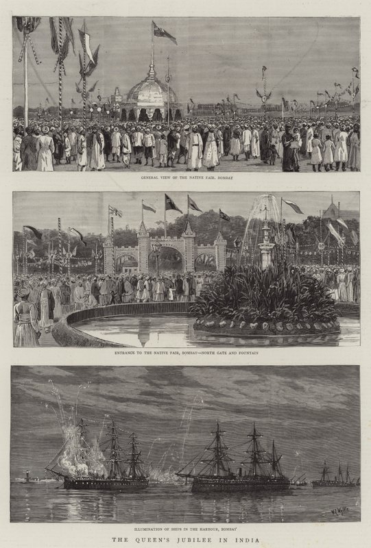 Královnino jubileum v Indii od William Lionel Wyllie