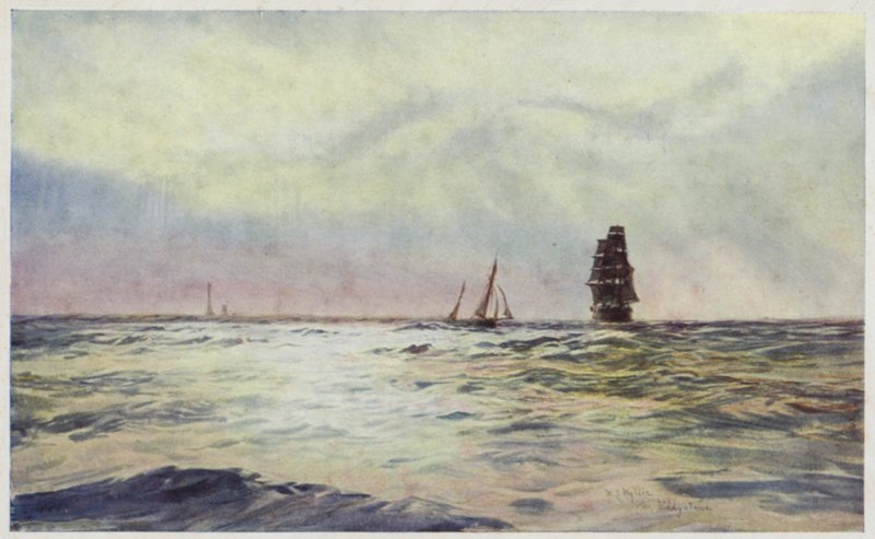 Eddystonský maják od William Lionel Wyllie