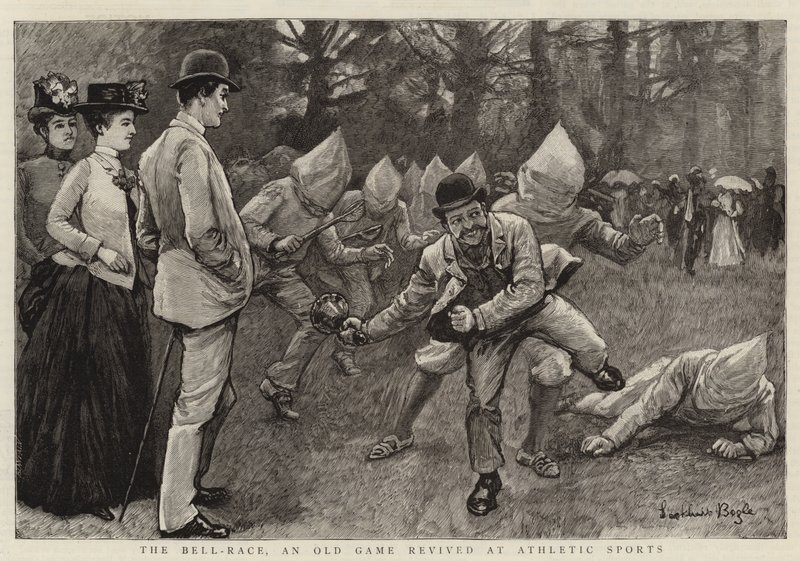 Bell-Race, stará hra oživená v Athletic Sports od William Lockhart Bogle