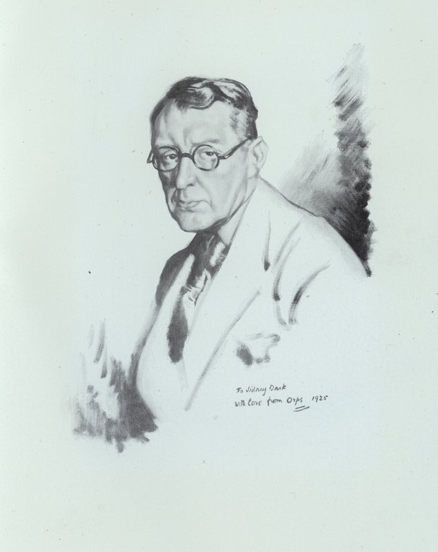 Sidney Dark , anglický spisovatel, 1925 od William Orpen