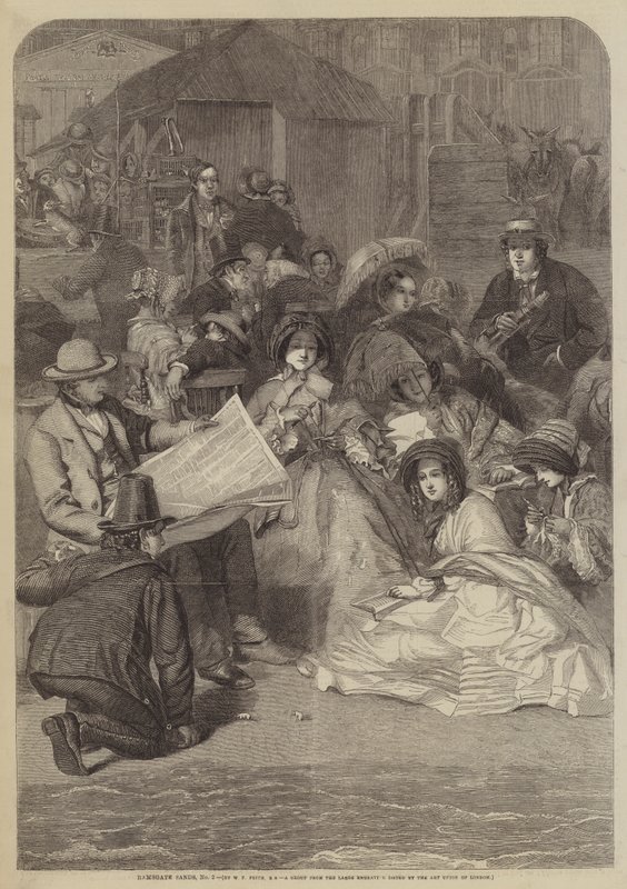 Ramsgate Sands, č. 2 od William Powell Frith