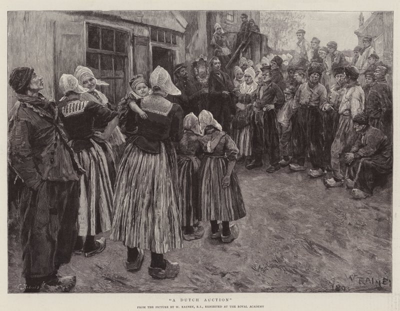 Nizozemská aukce od William Rainey