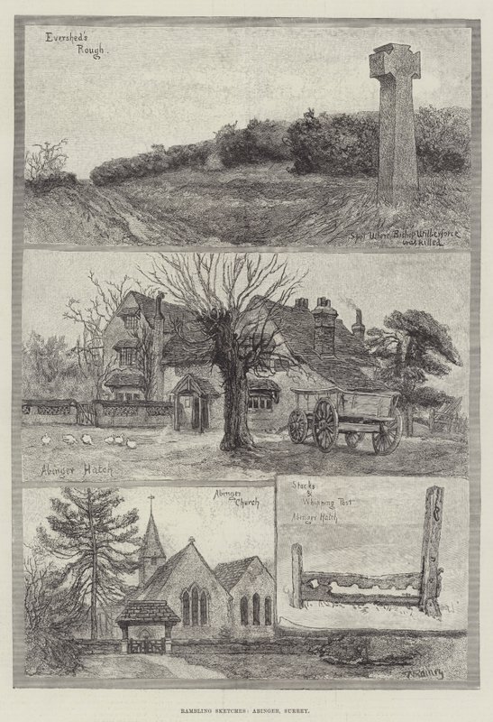 Rambling Sketches, Abinger, Surrey od William Rainey