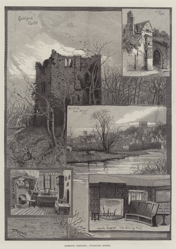 Rambling Sketches, Guildford, Surrey od William Rainey