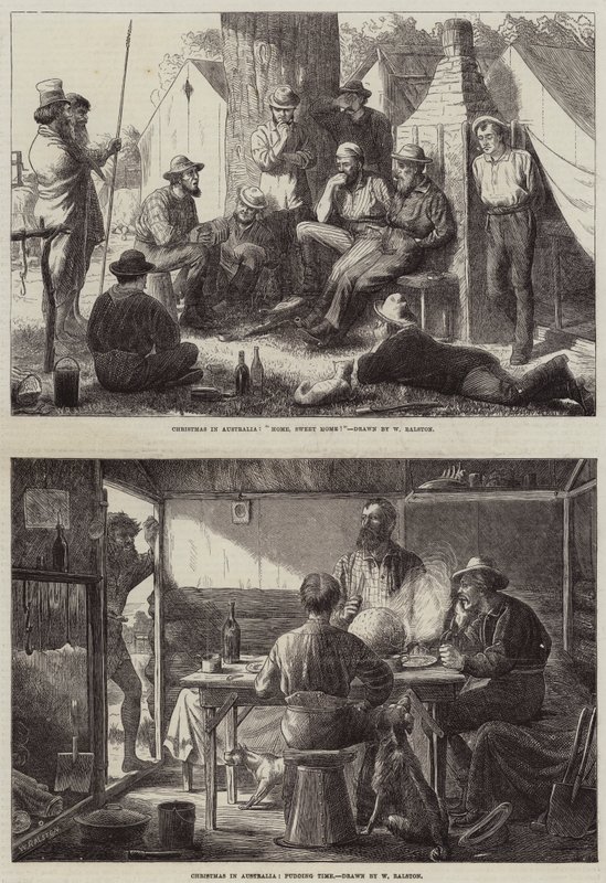 Vánoce v Austrálii od William Ralston