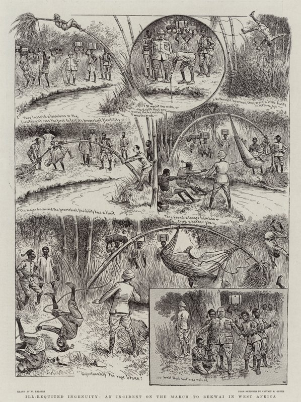 Ill-Requited Ingenuity, Incident na pochodu do Bekwai v západní Africe od William Ralston