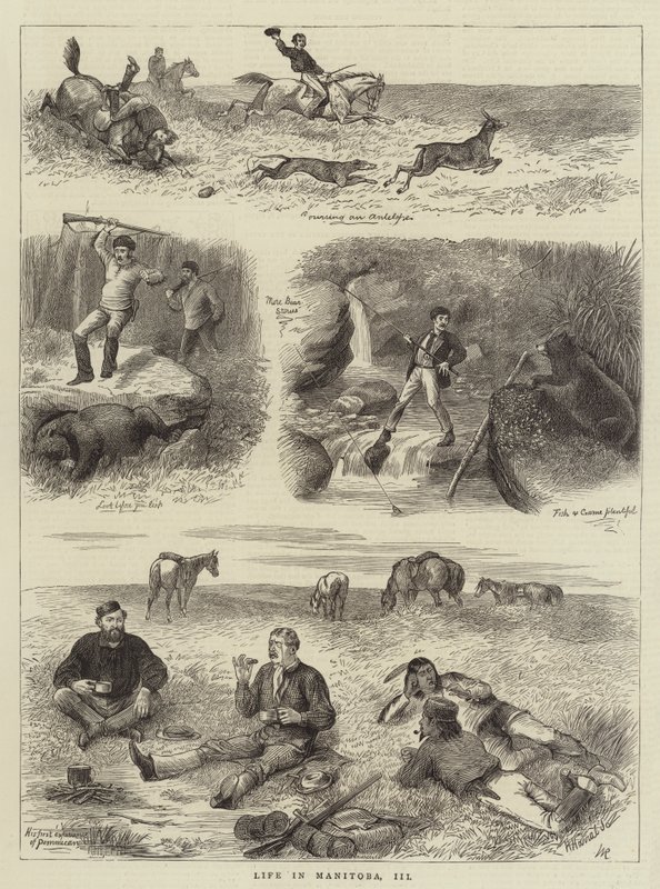 Život v Manitobě, III od William Ralston