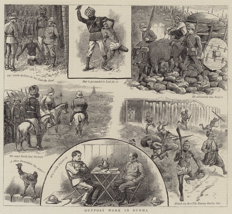 Práce na základně v Barmě od William Ralston