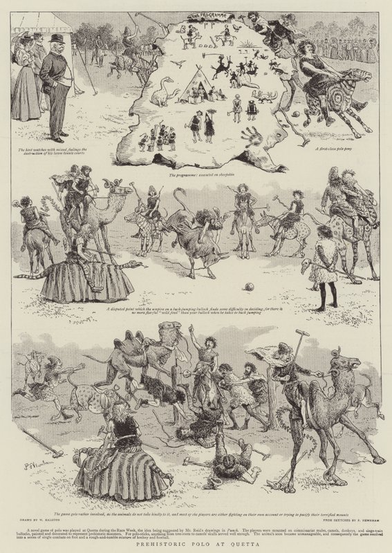 Prehistorické pólo v Kvétě od William Ralston
