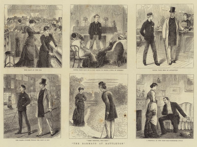 Barmanka v Battletonu od William Ralston