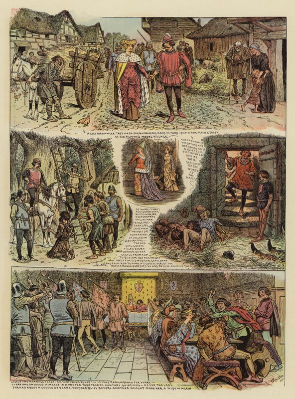 Rytíř a paní od William Ralston