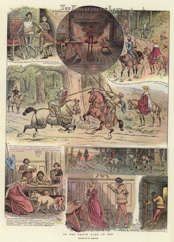 Rytíř a paní od William Ralston