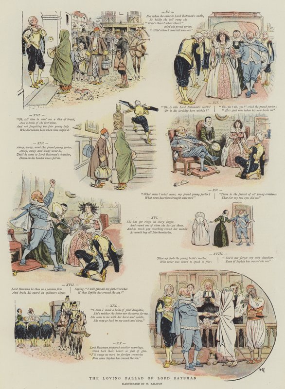 Milující balada o lordu Batemanovi (chromolitho) od William Ralston