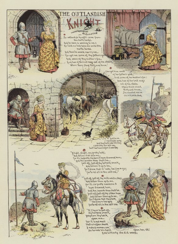 Outlandish Knight (chromolitho) od William Ralston