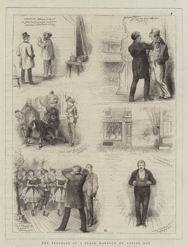 Potíže jevištního režiséra na Boxing Day od William Ralston