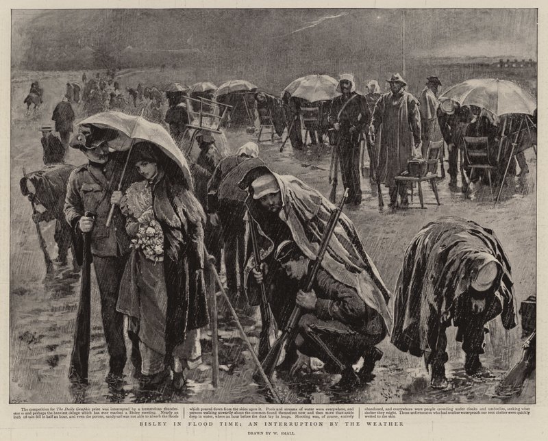 Bisley v době povodní, přerušení počasím od William Small