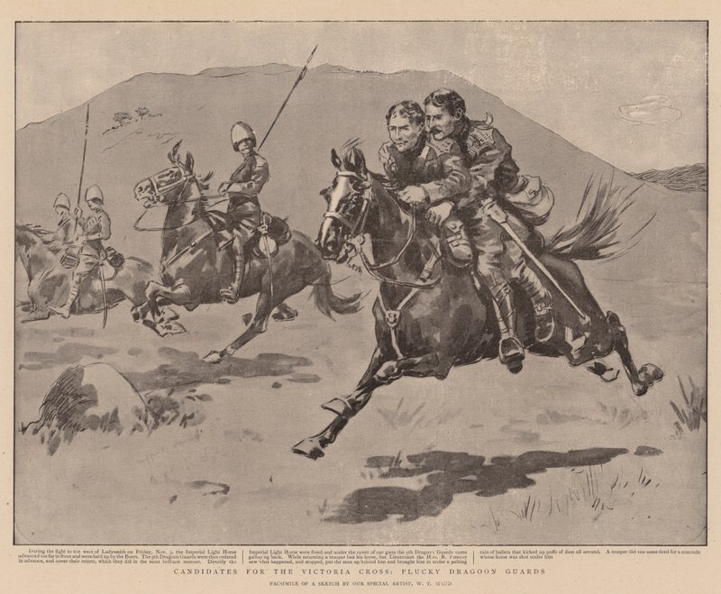 Kandidáti na Viktoriin kříž, Plucky Dragoon Guards od William T. Maud