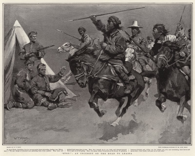 Stop!, Incident na cestě do Lhassy od William T. Maud
