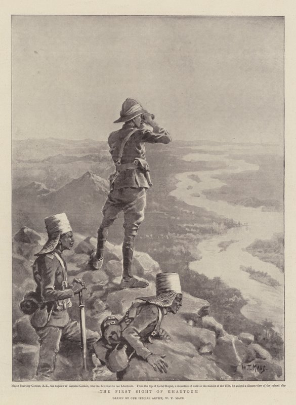 První pohled na Chartúm od William T. Maud
