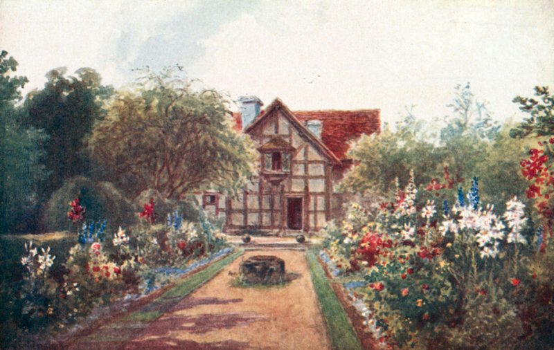 Zahrada Shakespearova rodiště od William W. Quatremain