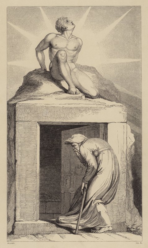Deaths Door, ilustrace k básni Roberta Blairse The Grave od William after Blake