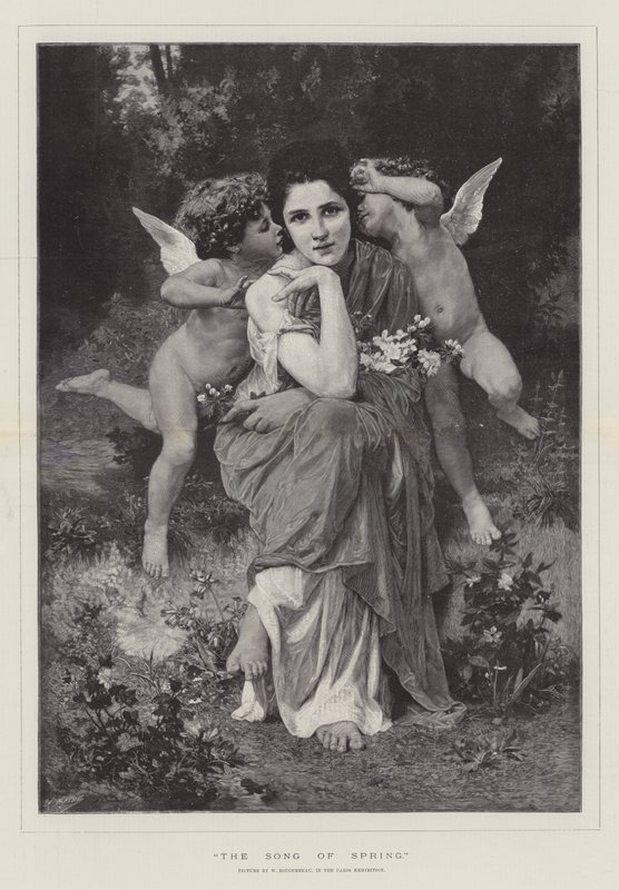 Píseň jara na pařížské výstavě od William Adolphe Bouguereau