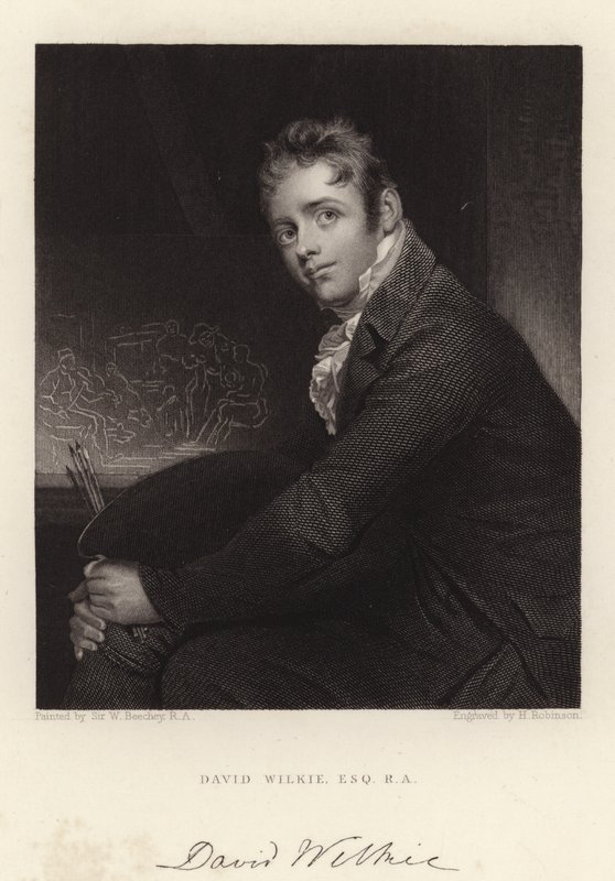 David Wilkie, Esquire, R A (rytina) od William (after) Beechey