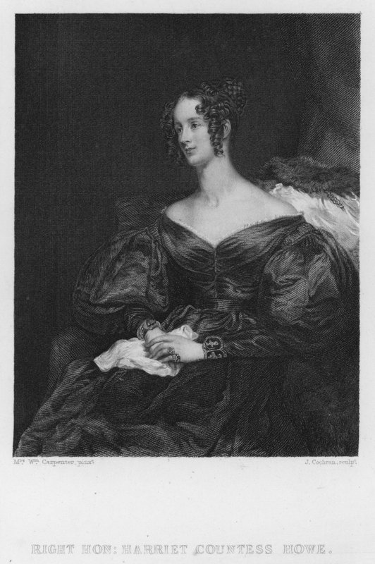 Harriet Countess Howe (rytina) od William (after) Carpenter