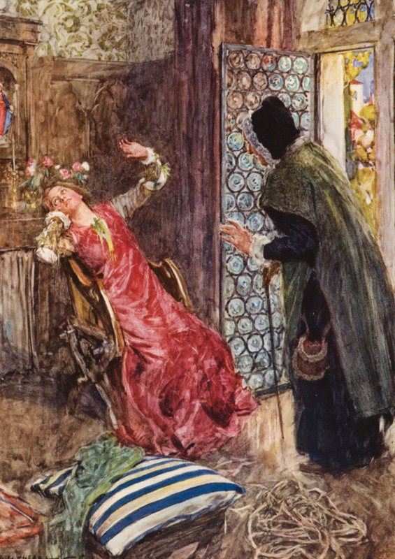 Shakespearův Romeo a Julie: (barevná litografie) od William (after) Hatherell