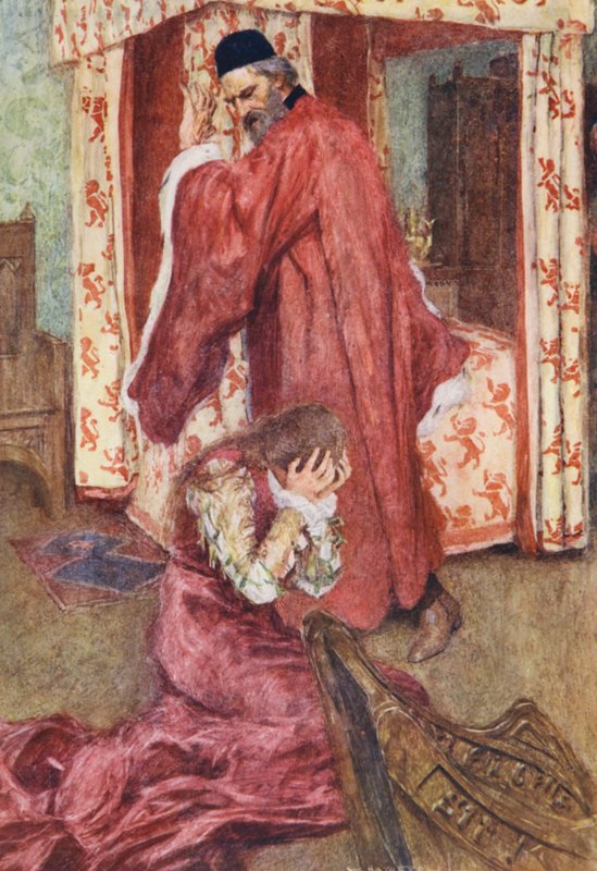 Shakespearův Romeo a Julie: (barevná litografie) od William (after) Hatherell