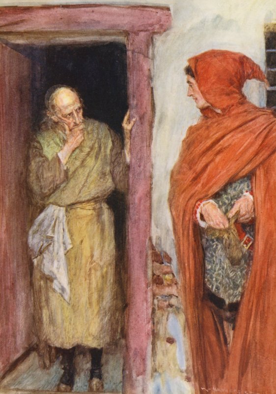 Shakespearův Romeo a Julie: (barevná litografie) od William (after) Hatherell