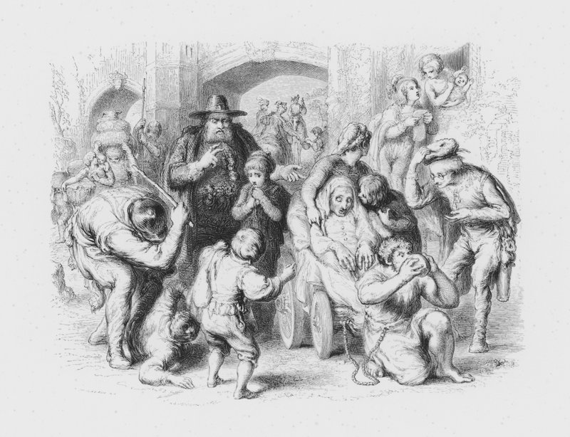 Shakespeare, All The World’s A Stage (rytina) od William (after) Mulready
