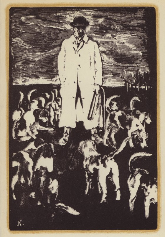 Ilustrace k Memoirs of a Fox-Hunting Man od Siegfrieda Sassoona (dřevořez) od William (after) Nicholson
