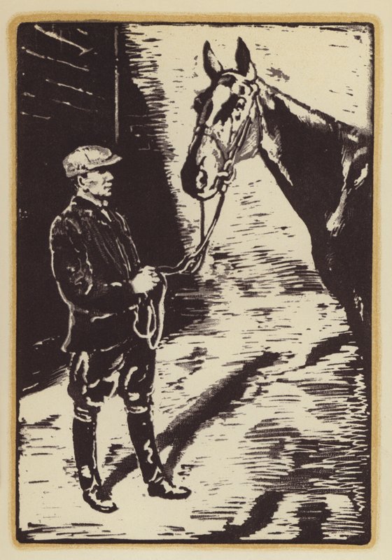 Ilustrace k Memoirs of a Fox-Hunting Man od Siegfrieda Sassoona (dřevořez) od William (after) Nicholson